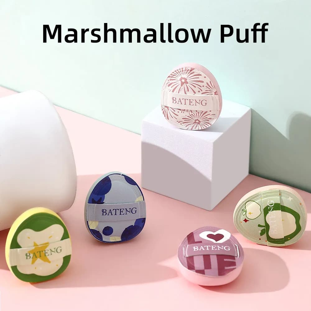 PU Skin Feel Thumb Powder Puff detail 2