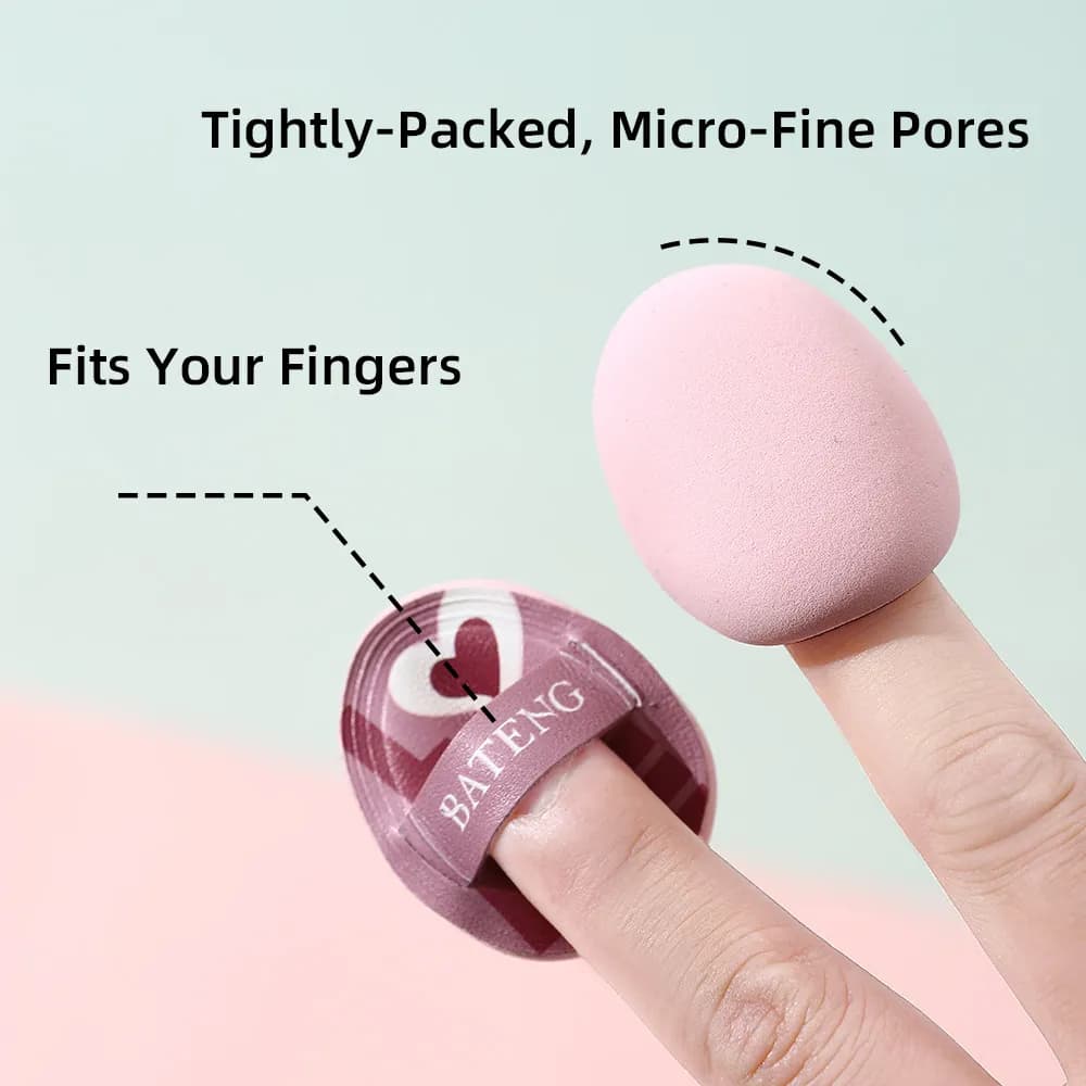 PU Skin Feel Thumb Powder Puff detail 3
