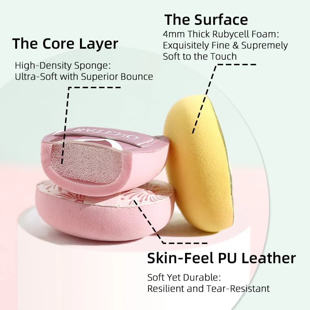 PU Skin Feel Thumb Powder Puff detail 5