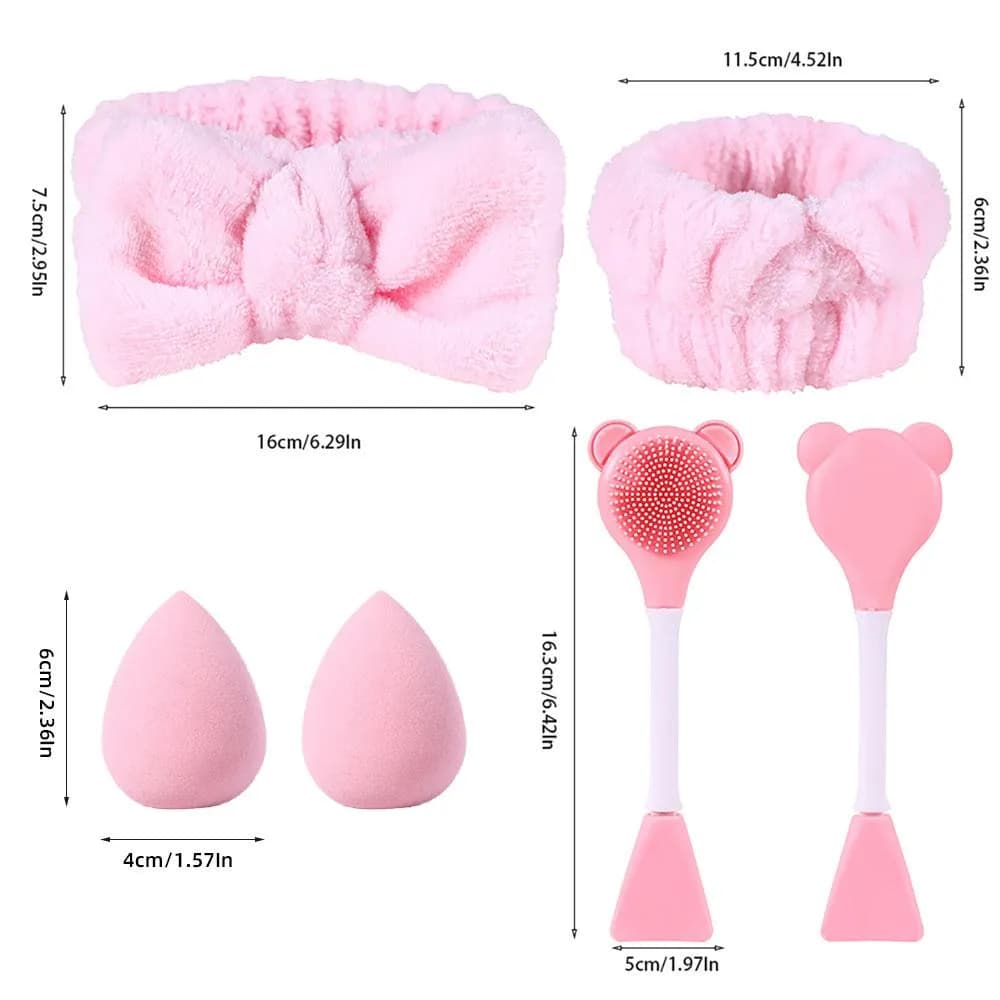 8PCS Pink Beauty Tools Kit detail 5